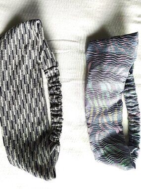 Headbands and Ponytail holder with Scarf Pretty Hair Acessories